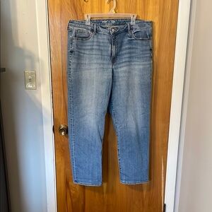 Old Navy Blue OG Loose Leg Jeans with Subtle Fading